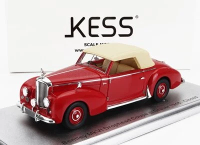 MODELLINO AUTO STATICO KESS BENTLEY MKVI DROPHEAD GRABER CABRIO CLOSED 1948 1/43 - Immagine 1 di 4