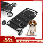 50"*26" Gurney Animal Stretcher 250Lbs Pet Dog Veterinary Expandable + 2 Wheels