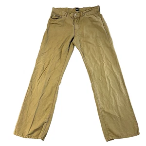 Hugo Boss Herren Chino Jeans Relaxed Straight Fit Braun Waschung Zip Fly W32 L32 - Bild 1 von 13