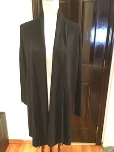 NEW SUTTON STUDIO BLACK CASHMERE CARDIGAN JACKET SWEATER SIZE S - Picture 1 of 4