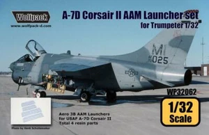 Juego de Lanzador Wolfpack Escala 1/32 Resina A-7D Corsair AAM Trompetista WP32062 - Imagen 1 de 3