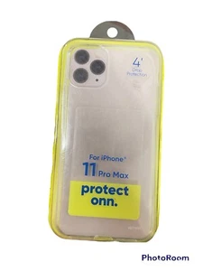 Onn Clear Case For iphone 11 Pro Max Durable Gel - Photo 1 sur 2
