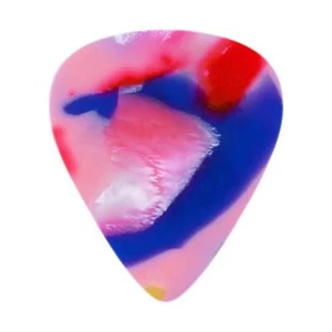 Celluloid Psychedelic Pearl Guitar Pick - 0.46 mm Light Gauge - Made In USA 351 - Picture 1 of 1