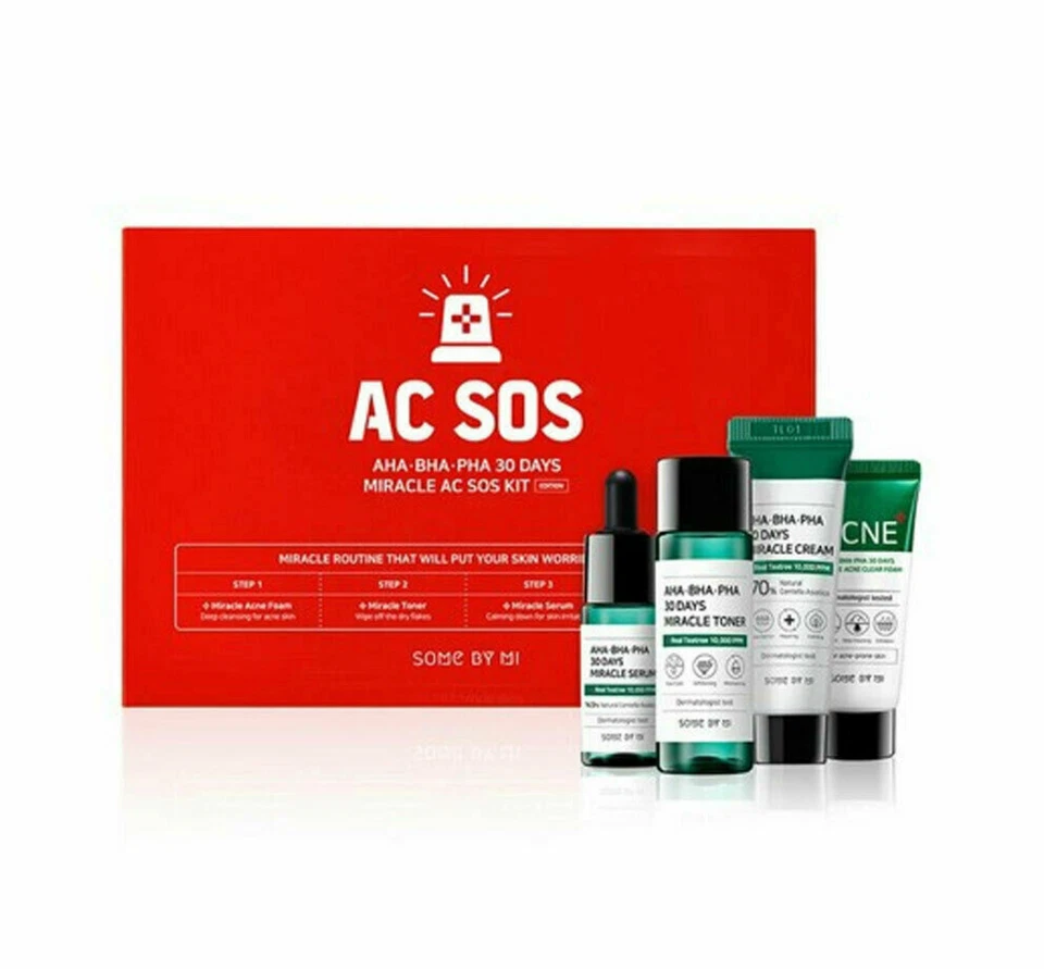 Some by Mi Aha. Bha. PHA 30 Days Miracle AC SOS Kit Edition 1pack 4items
