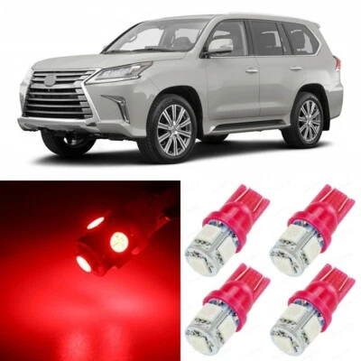 Paquete de 17 luces LED interiores ultra rojas para Lexus LX570 2008-2016 + HERRAMIENTA Foto 1 de 4