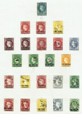 SAINT HELENA 1861-1890 QV colección en álbum suelto - 26679 Foto 1 de 2