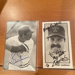 Texas Rangers Signed Postcards, Doug Flynn, John Butcher - Picture 1 of 2