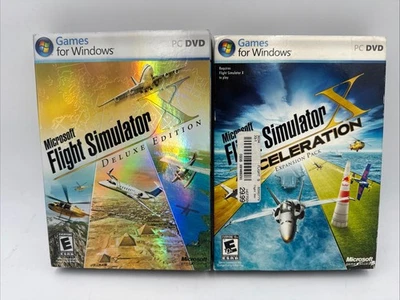 Microsoft Flight Simulator X: Deluxe edition + Acceleration Expansion PC  - Image 1 of 4