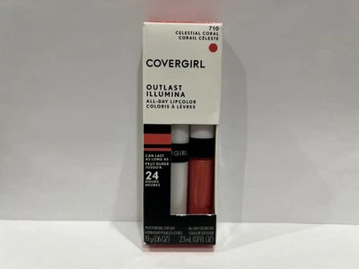 Covergirl Outlast Illumina All-Day Lipcolor New -- 710 Celestial Coral - Image 1 of 3
