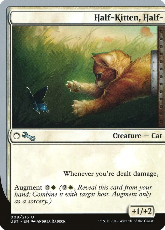 Half-Kitten, Half- (UST 9) Moderately Played - MTG single - Image 1 of 1