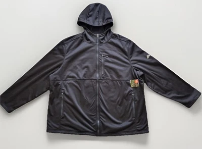 Ozark trail men's hooded softshell jacket size 3XL black - Image 1 of 4