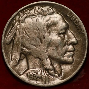 1934-D Denver Mint Buffalo Nickel - Picture 1 of 2
