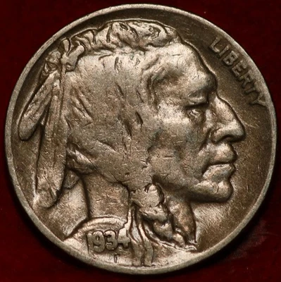1934-D Denver Mint Buffalo Nickel - Image 1 of 2