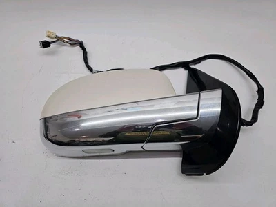 07-08 Cadillac Escalade White Chrome Passenger Side RH Power Door Mirror OEM - Image 1 of 4
