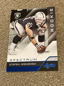 2011 Panini Absolute Memorabilia Blue #174 Stefen Wisniewski RC SP /100 Raiders - Bild 1 von 3