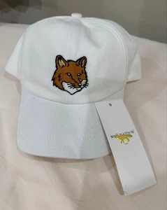 MAISON KITSUNE Cotton Cap WHT/Fuchs Head NEU - Bild 1 von 3