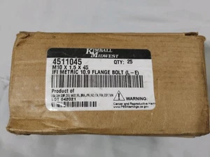 IFI metrische 10,9 Flanschschraube (L-E) M10x1,5x45 Box mit 25. KM #4511045 - Bild 1 von 3