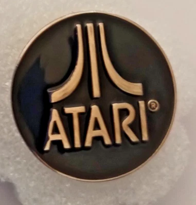 ATARI LOGO ENAMEL PIN-SHIP ALL THE PINS YOU BUY FOR $4.99-VISIT OUR STORE - Image 1 of 3