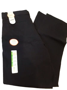 Wonder Nation Boys Twill Pants With Double Knee Size 14R Regular Dark Navy New - Picture 1 of 7