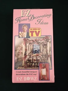 E•Z Home Decorating Ideas (1995 Fullscreen VHS) FACTORY SEALED E•Z BOWZ  - Picture 1 of 6