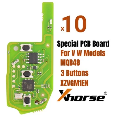 Xhorse XZVGM1EN MQB48 Special PCB Board 3 Buttons Exclusively for V.W Models - Image 1 of 4