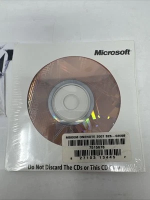 MICROSOFT OFFICE ONE NOTE 2007 New Sealed! - Image 1 of 2