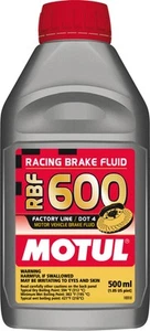 Líquido de frenos Motul 1/2L RBF 600 - Racing DOT 4 caja de 12 unidades - Imagen 1 de 2