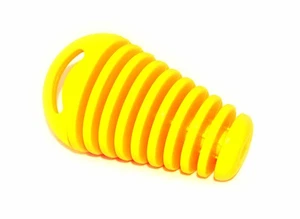Race-Driven Motorcycle ATV MX Muffler Plug Stroke Silencer Cap Large Yellow - Picture 1 of 3