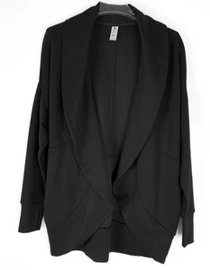 Yogalicious Scuba London offene Strickjacke Taschen Damen klein schwarz neu MÄNGEL - Bild 1 von 16