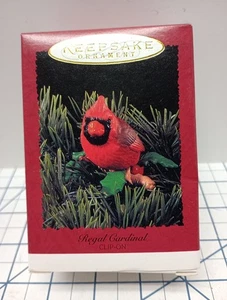 PUNZE ANDENKEN ORNAMENT KÖNIGLICHER KARDINAL 1996 - CLIP ON Xx11 - Bild 1 von 3