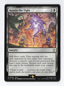 Tarjeta Magic The Gathering Rejoin the Fight Normal R Final Fantasy Magic The Gathering casi nueva - Imagen 1 de 2
