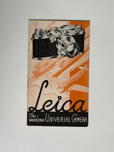 Folleto de cámara universal moderna Leica folleto plegable circular Leitz - Imagen 1 de 4