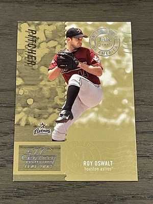 2005 Leaf Century Post Marks Gold Roy Oswalt #44 Astros /50 - Image 1 of 4