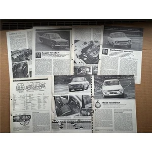 FORD ESCORT MK1 RS 1600/TWIN CAM/GT MOTOR ROAD TESTS MEMORABILIA Original motor - Picture 1 of 1