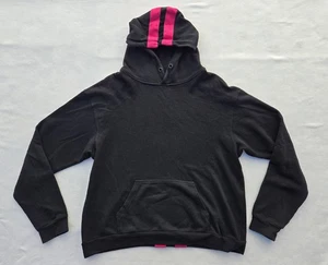 Pyer Moss Hoodie Herren Large schwarz pink Streifen Pullover Made in USA Streetwear - Bild 1 von 10