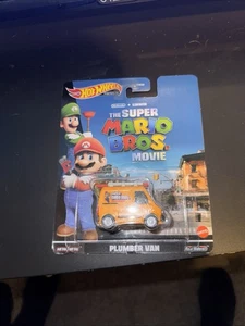 Hot Wheels HKC19 Premium Retro Entretenimiento Super Mario Película Fontanero Van - Imagen 1 de 1