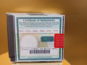 Vintage Microsoft Office Professional & Bookshelf Win95 2 CD Key Included - Afbeelding 1 van 2