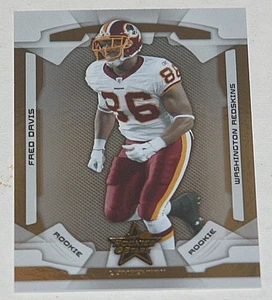 2008 Leaf Rookies & Stars Longevity #138 - Fred Davis (RC) 493/999 * Washington - Picture 1 of 2
