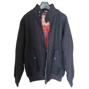 BARACUTA G9 Wool Harrington Jacket Dark Navy Size 38 M Made in England F/S - Picture 1 of 10
