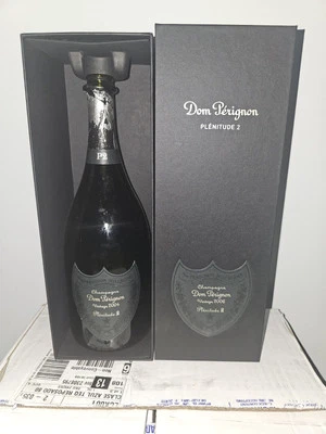 Botella Vacía Dom Perignon P2 Con Caja Champagne Premium 750 Ml Foto 1 de 3