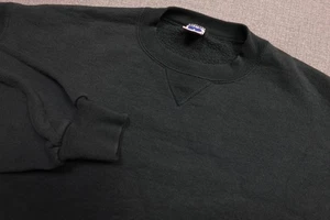 Vintage Russell Athletic Crewneck Mens Large Green Sweatshirt Made in USA 90s - Picture 1 of 10