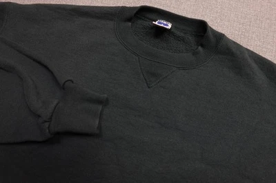 Sudadera de Colección Russell Athletic Cuello Redondo Para Hombre Grande Verde Hecha en EE. UU. Años 90 Foto 1 de 4