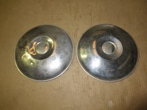 Fiat Hubcap Rim Wheel Lug Cover Center Hub Cap OEM USED 10" PAIR 2 - Picture 1 of 21