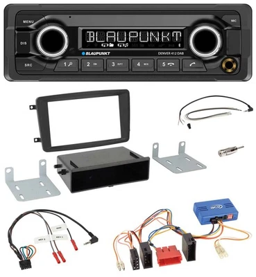 Blaupunkt Bluetooth DAB Lenkrad USB Autoradio für Mercedes CLK A209 2003-2004 - Bild 1 von 4