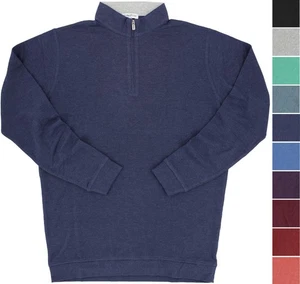 Pullover Peter Millar Para Hombre 1/4 Cremallera Corona Cómodo Grande y Alto, ME0K49BT - Imagen 1 de 17