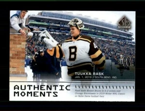 2019-20 SP Authentic #101 Tuukka Rask AM (ref 98466) - Picture 1 of 2