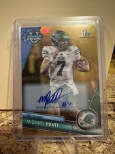 2023 Bowman Chrome University Michael Pratt Gold Lava Refractor 1st Auto #09/50