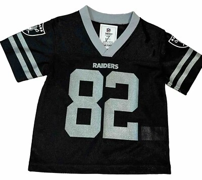 Ropa del equipo de la NFL de colección Oakland Raiders #82 "Nelson" niño pequeño talla 2T nueva sin etiquetas Foto 1 de 4
