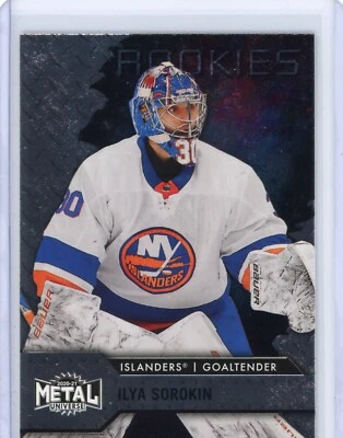 2020-21 Skybox Metal Universe Ilya Sorokin Rookie SP - New York Islanders - Image 1 of 2