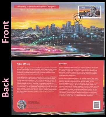 Canada 3127 Emergency Responders Police Officers FDC 2018 - Image 1 of 3